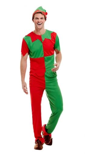 Men's Christmas Cheer Elf Costume