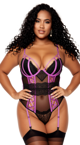 Black/Orchid