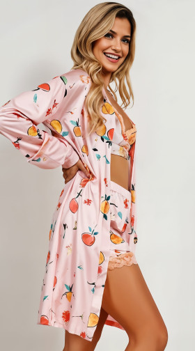 Lila 3 Piece Robe Set