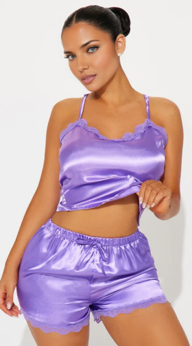 Amara Satin Cami Set