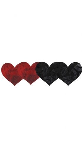Stolen Kisses Hearts Pasties 2 Pack