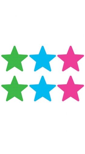 Colorful Star Pasties