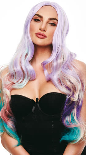 Ella Pastel Rainbow Wig