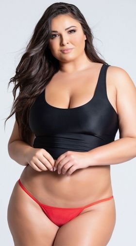 Plus Size Low Rise G-string