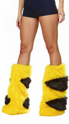 Yellow Mouse Legwarmers