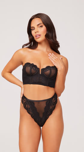 Stunning Longline Bra Set