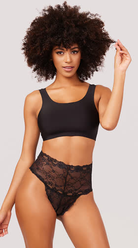Choose Me Netted Cheeky Panty