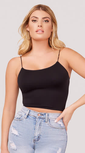 Seamless Cropped Tank Top