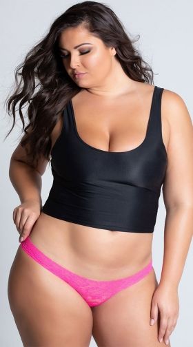 Plus Size Full Back Lace Panty