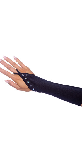 Bedazzled Gloves with Rhinestones