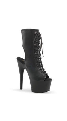 Blk Faux Leather/Blk Matte
