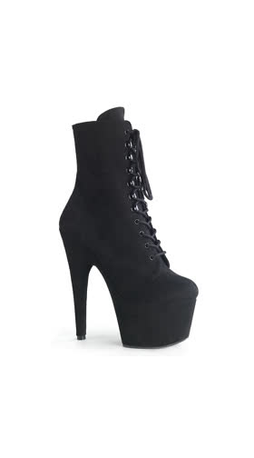 Blk Faux Suede/Blk Faux Suede