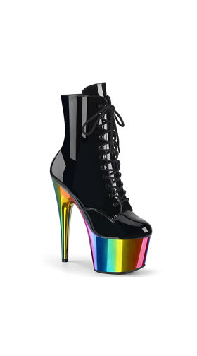 Blk Pat/Rainbow Chrome