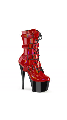 Red Holo Pat/Blk