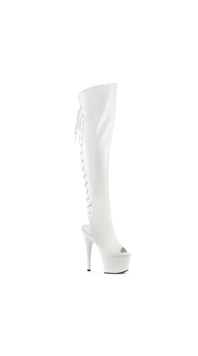 Wht Faux Leather/Wht Matte