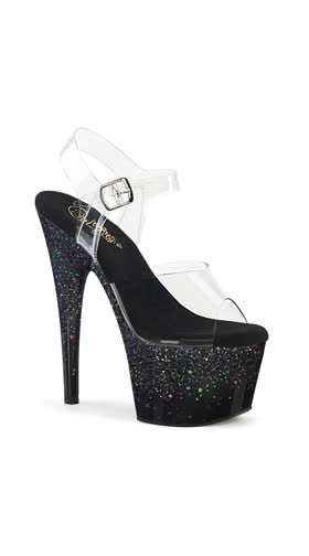 Clr/Blk Multi Glitter