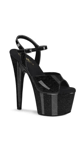 Blk Glitter Pat/M