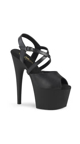 Blk Faux Leather/Blk Matte