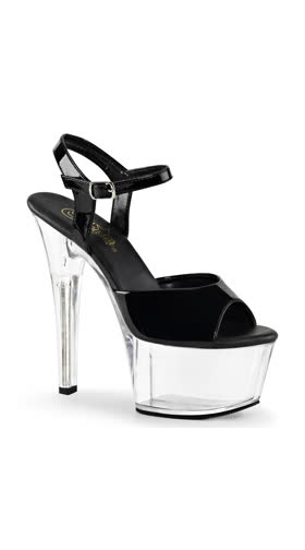 The Mistress Clear Platform Slide