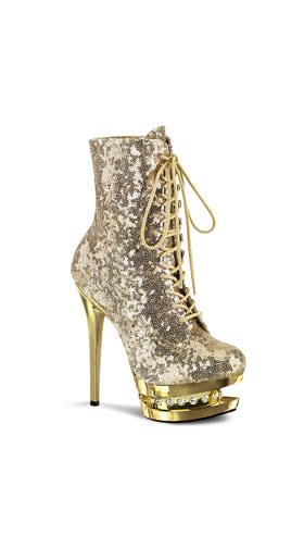 Gold Sequins/Gold Chrome