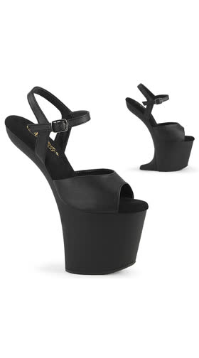 Blk Faux Leather/Blk Matte
