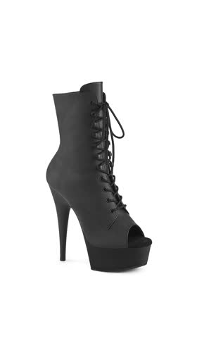 Blk Faux Leather/Blk Matte