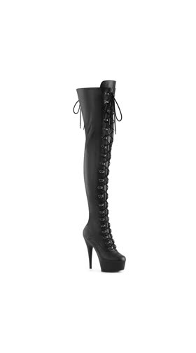 Blk Faux Leather/Blk Matte