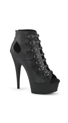 Blk Faux Leather/Blk Matte