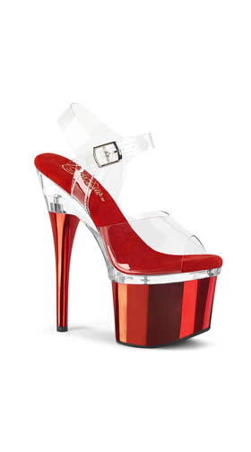 Clr/Clr-Red Chrome