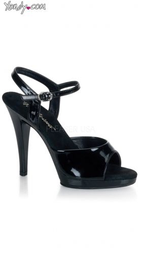 Stiletto Heel Ankle Strap Sandal