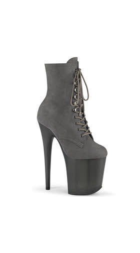 Grey Faux Suede/Frosted Grey