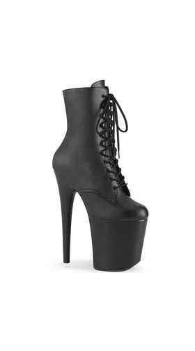 8" Heel, 3 3/4" PF Ankle Boot w/Pocket, Side Zip