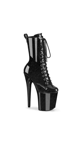 Blk Glitter Pat/M