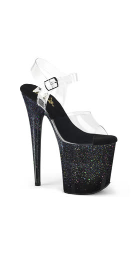 Clr/Blk Multi Glitter