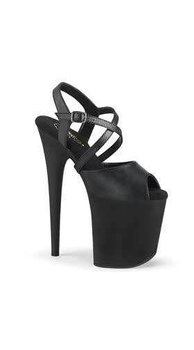 Blk Faux Leather/Blk Matte