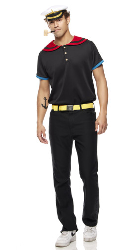 The Sailor Man Men's Cartoon Character Costume