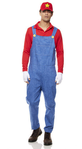 Power Up Men's Video Game Character Costume