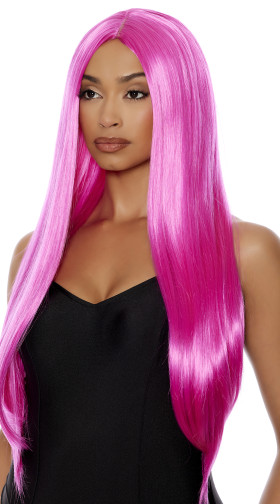 Hot Pink Straight Wig