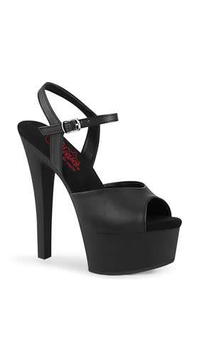 Blk Faux Leather-Blk Matte
