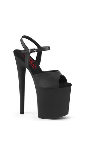 Blk Faux Leather/Blk Matte