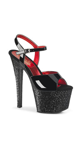 Blk Pat/Blk Glitter