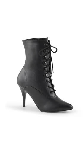 Black Faux Leather