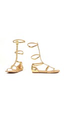 Gold High-Rise Gladiator Sandal