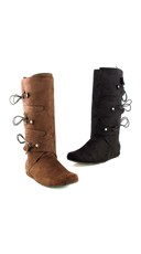 Men's Faux Suede Knee-High Boots 