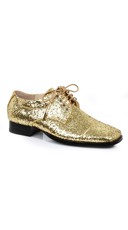 Men's Gold Glitter Dazzle Loafer