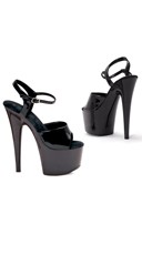 7" Pointed Stiletto Sandal with Ankle Strap