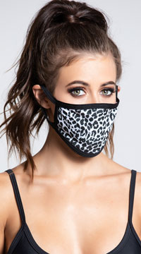 Cheetah Printed Face Mask