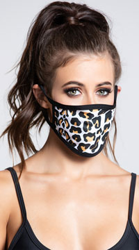 Leopard Printed Face Mask
