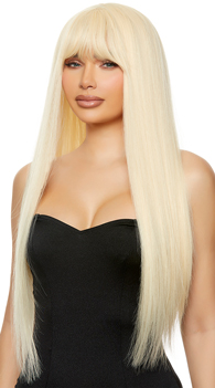 Straight Wig With Bangs