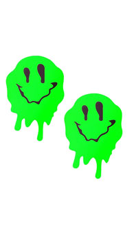 Good Times Neon Green Melting Pasties